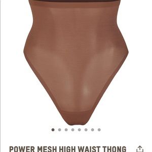 🔥SKIMS Power Mesh High Waist Thong